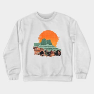 Sedona Vintage-Style Desert Majesty Art Print Crewneck Sweatshirt